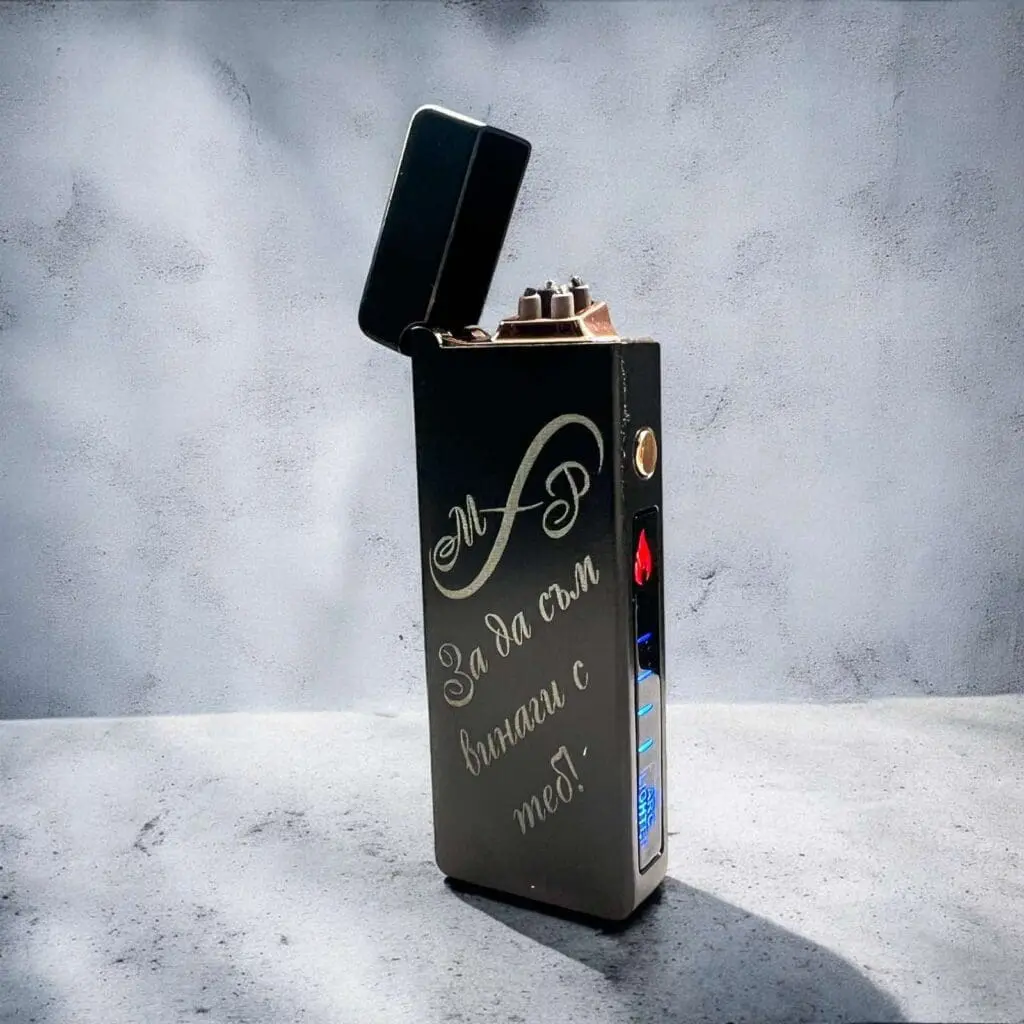 Гравирана ARC запалка - Безкрайност с инициали